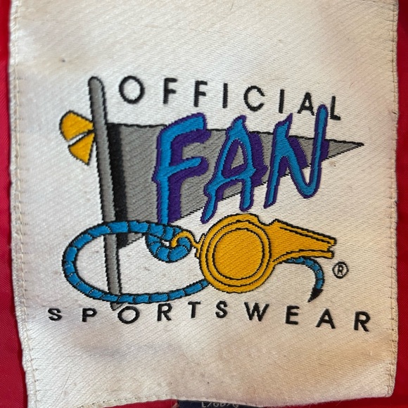 Vintage Atlanta Falcons Official Fan Sportswear Jacket Mens Large Black As Is - Picture 8 of 13